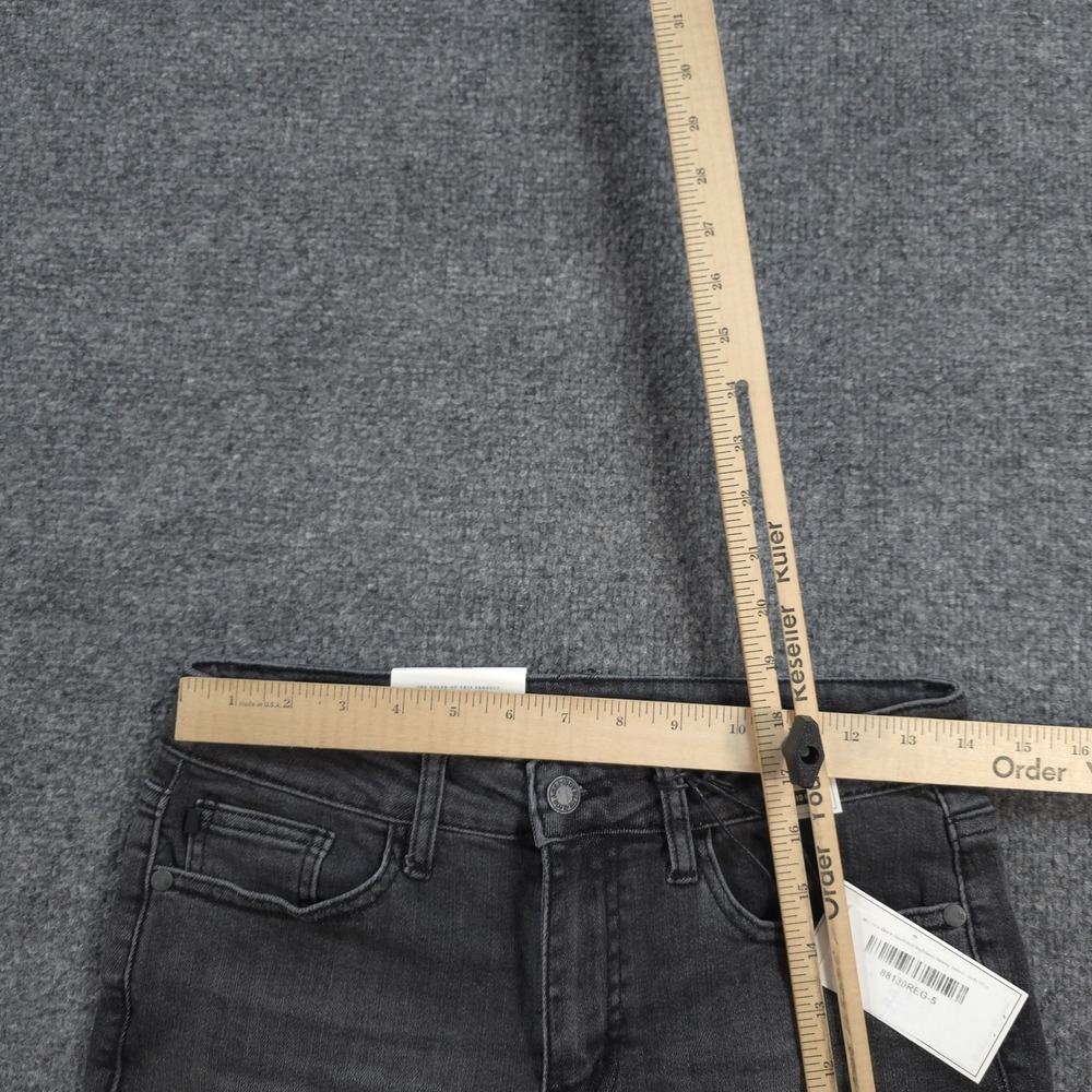 Judy Blue Jeans Womens 5/27 Black Boyfriend Mid Rise Relaxed Stretch Denim NEW - Picture 8 of 14